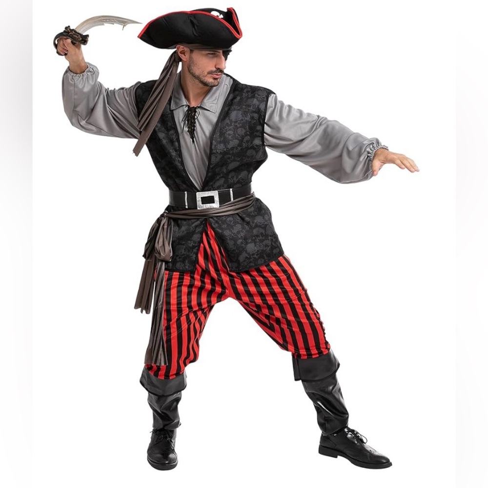 New XL Adult Pirate Costume